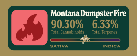 Photograph of product: Mule Cartridge -Montana Dumpster Fire