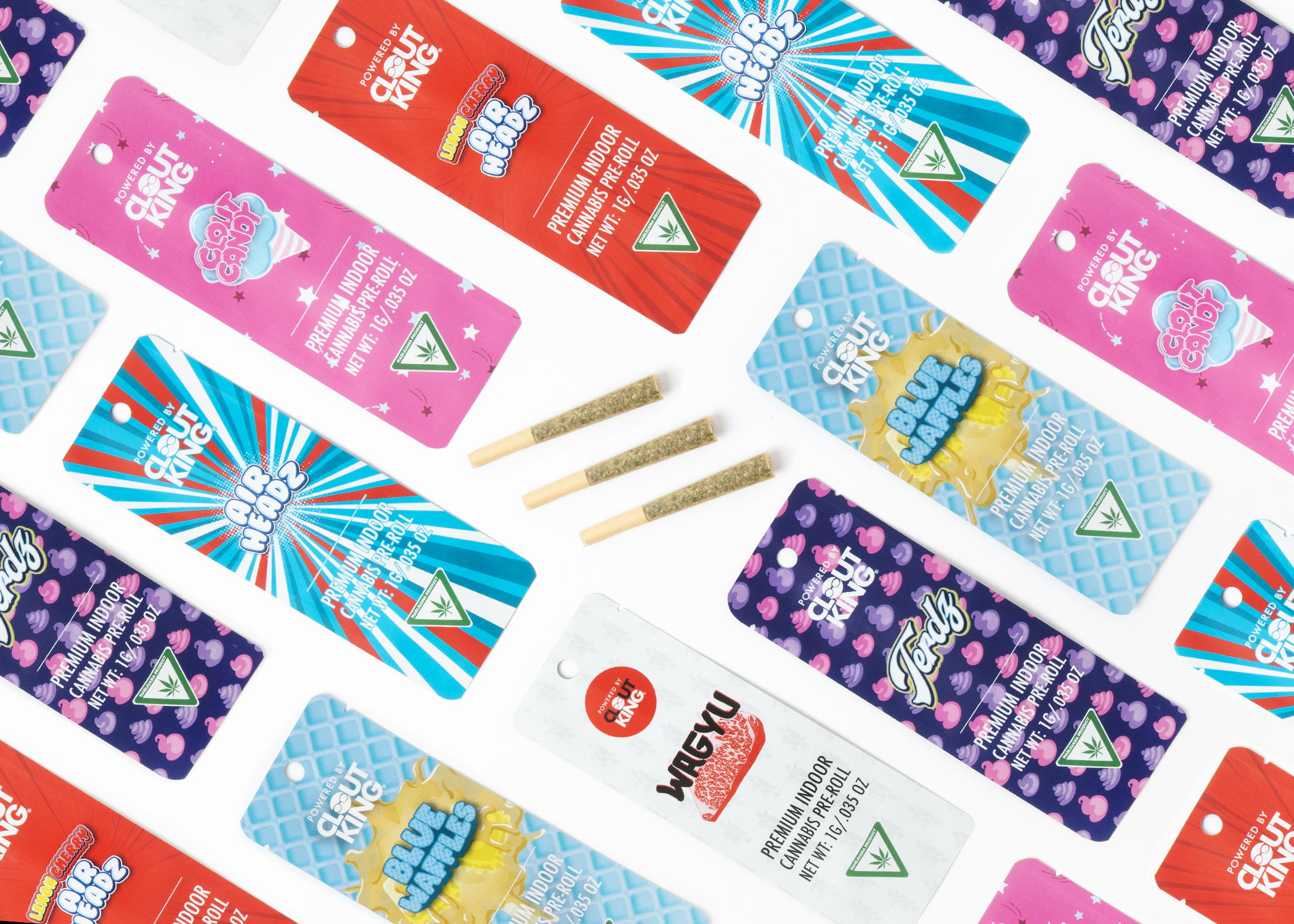 Photograph of product: Clout King | Clout Berries | Preroll - Single