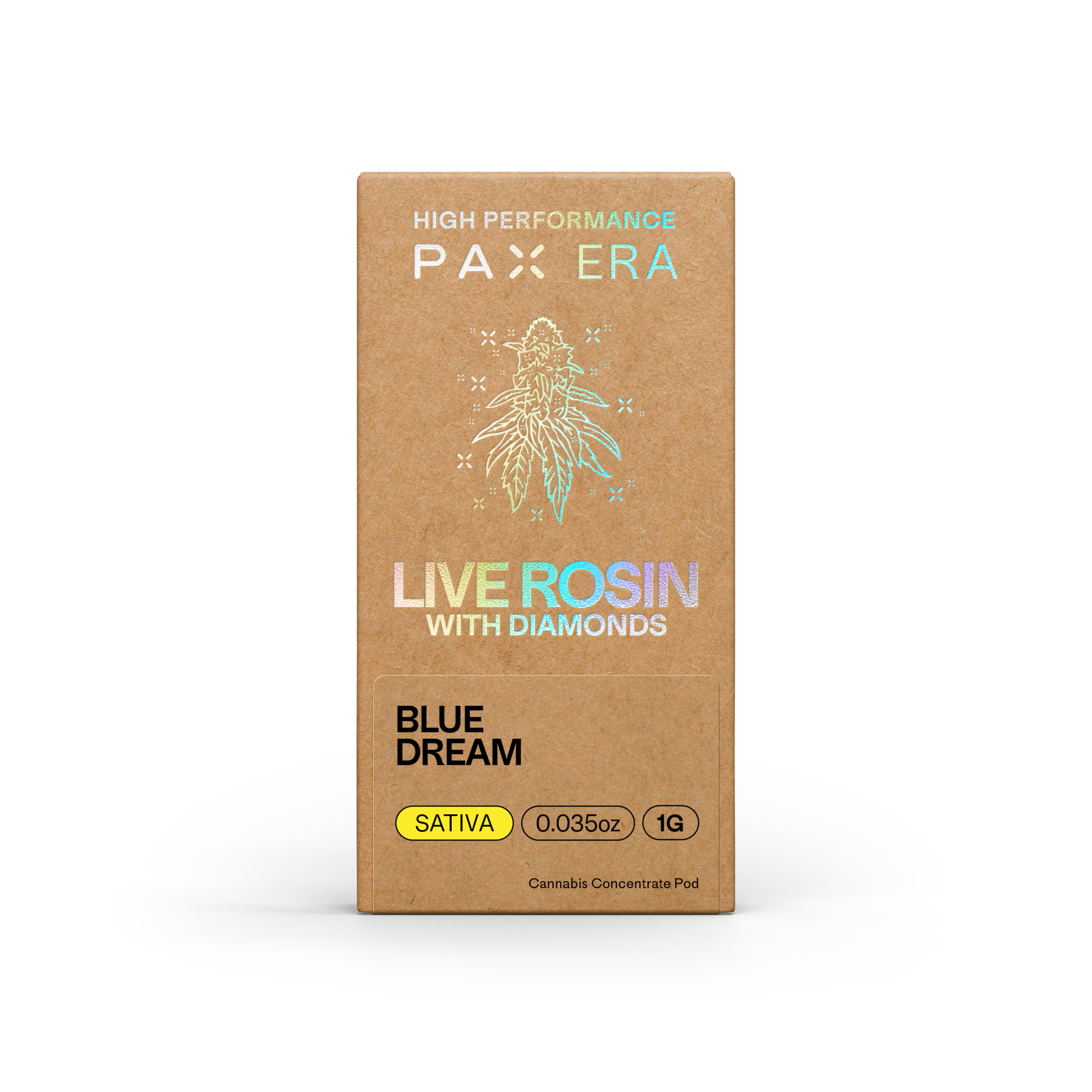 Photograph of product: Blue Dream Live Rosin + Diamonds Pod