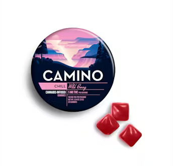 Photograph of product: CAMINO - GUMMIES - 100MG - WILD BERRY CHILL