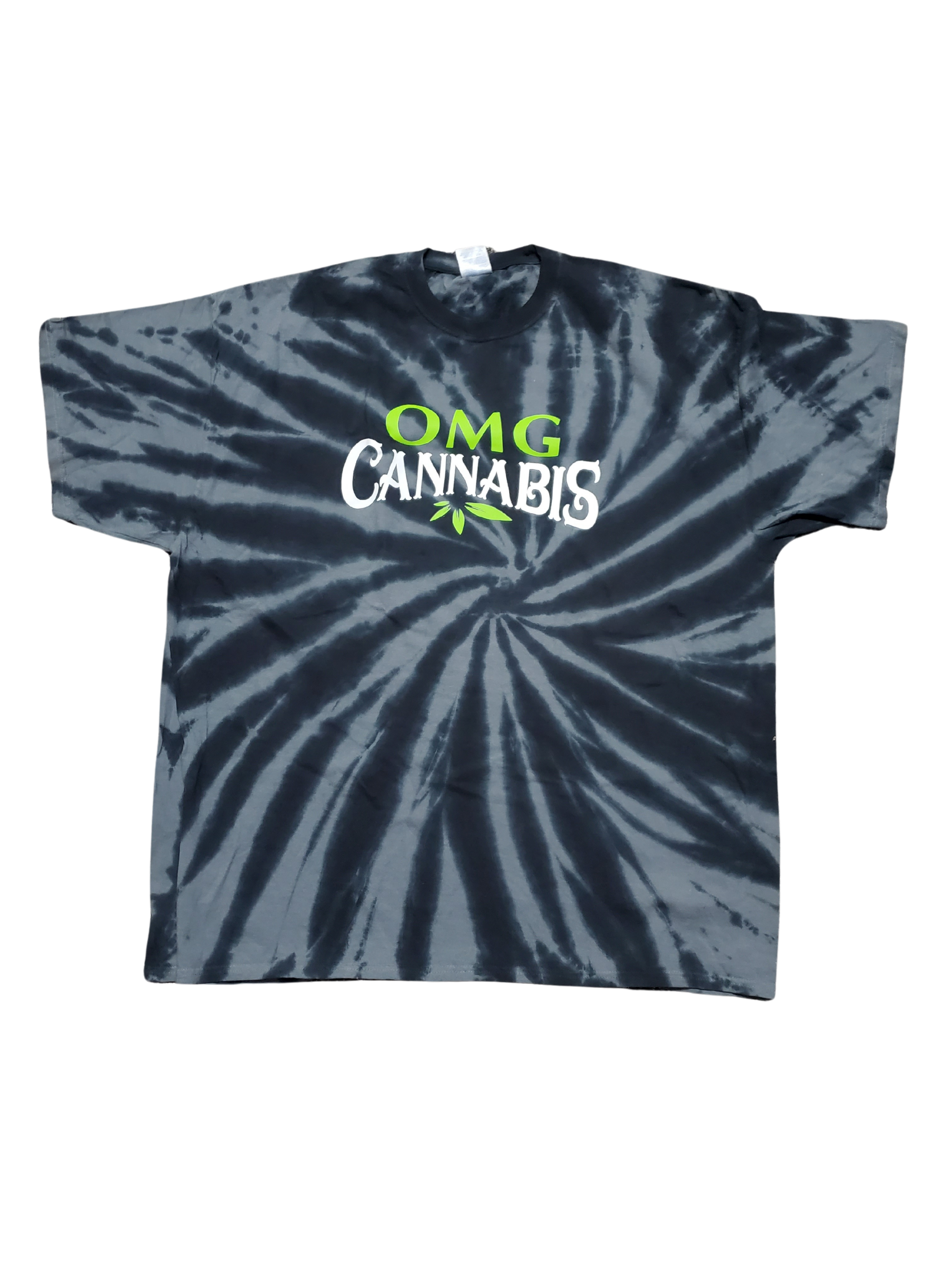 Photograph of product: OMG | Black Tie Dye T-Shirt (S)