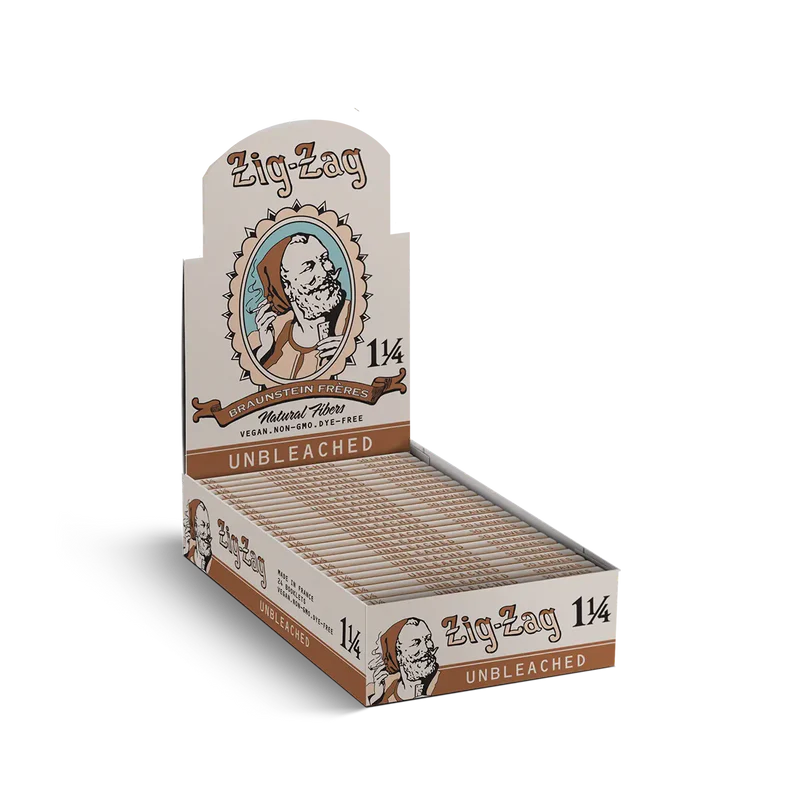 Photograph of product: Zig Zag | 1 1/4 Unbleached