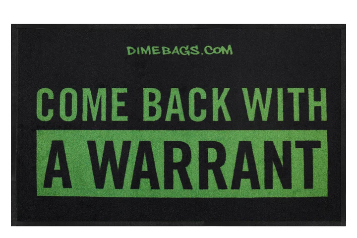 Photograph of product: DIME BAGS | Welcome Mat Black - $40