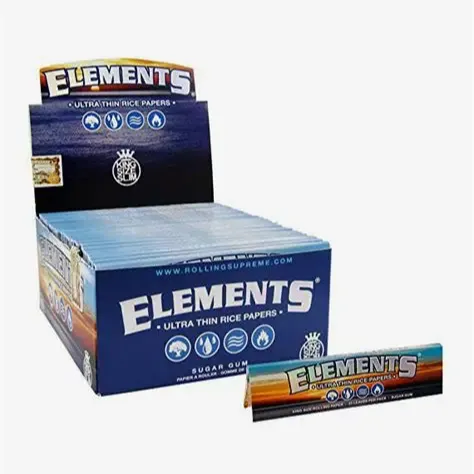 Photograph of product: Elements Ultra Thin Rice Papers King Size Slim