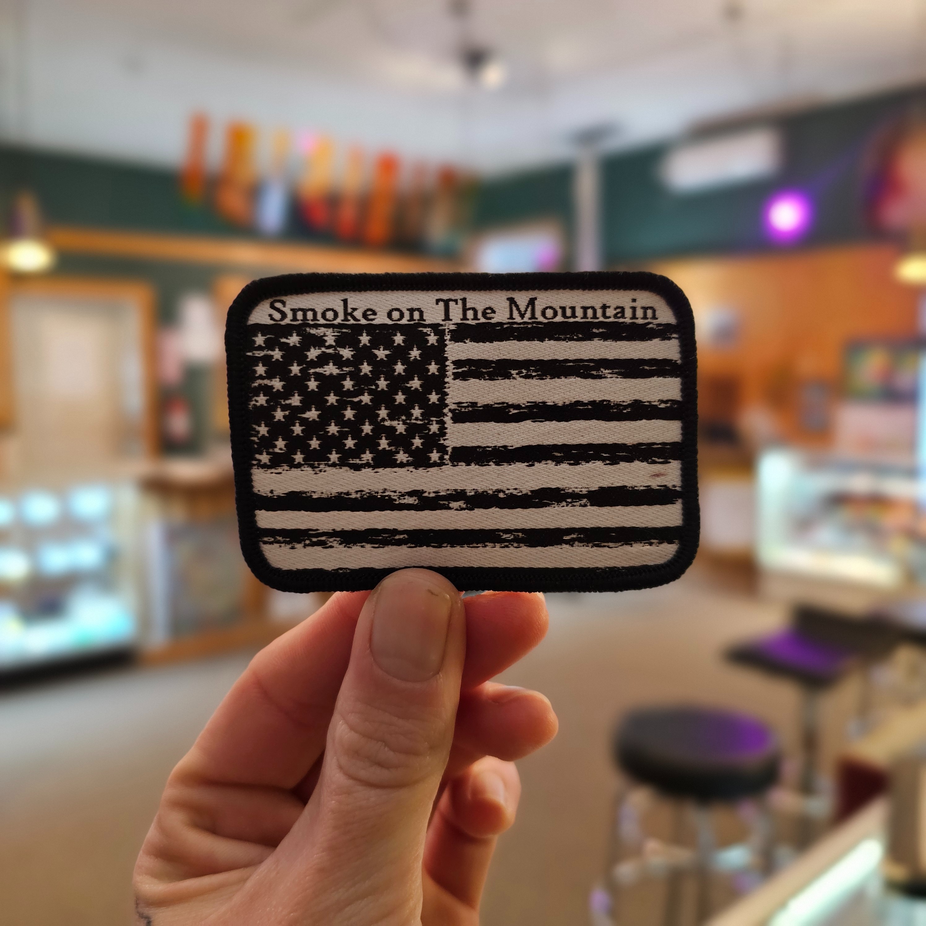 Photograph of Product: SOTM B&W Flag Patch