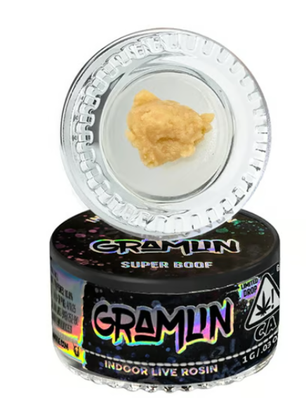 Photograph of product: Gramlin - Concentrate - Super Boof Live Rosin - 1G