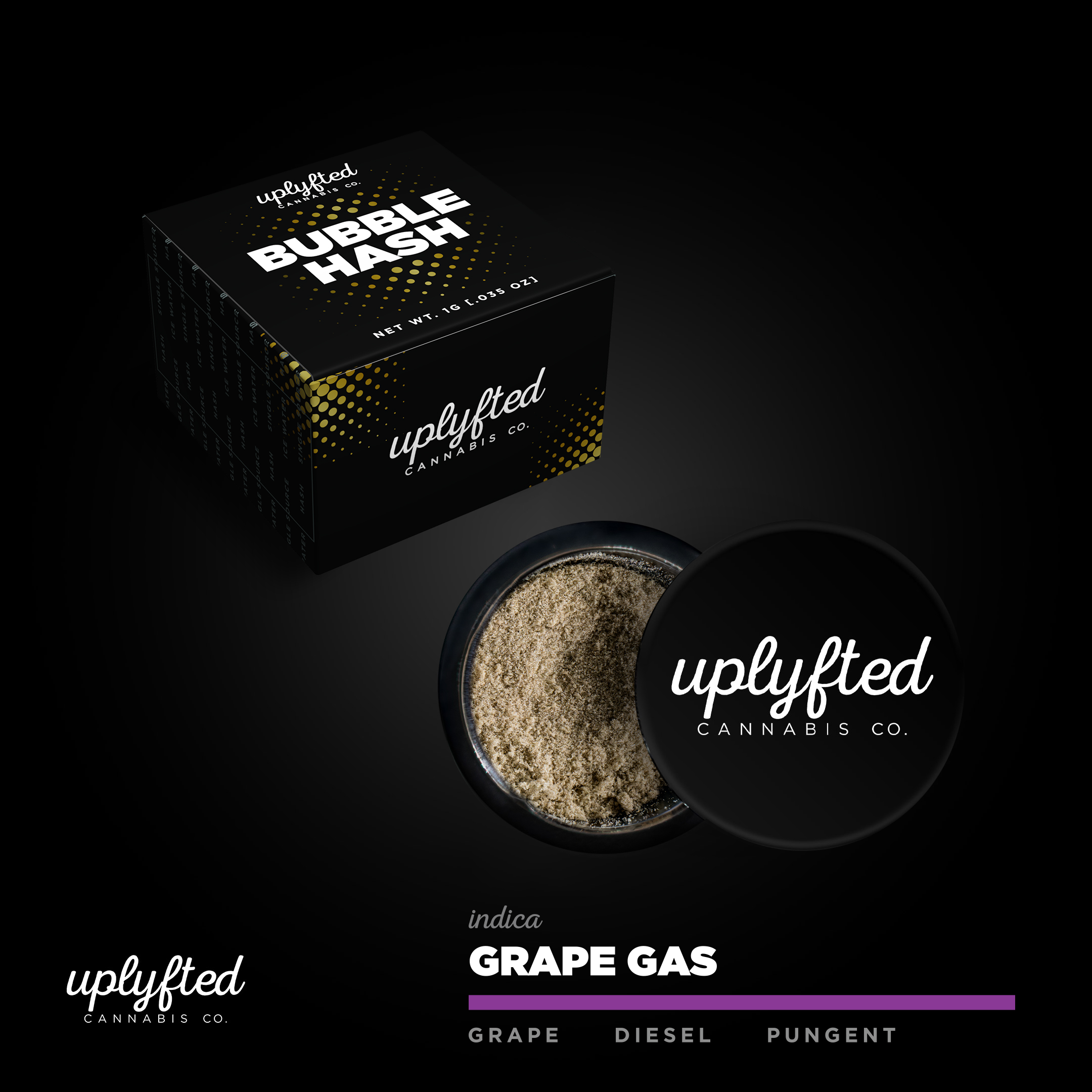 Photograph of product: Grape Gas Bubble au chocolat