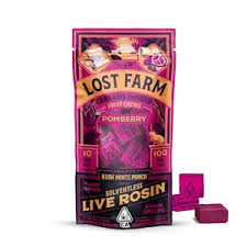 Photograph of product: POMBERRY KUSH MINTS PUNCH CHEWS [H] - 100 MG