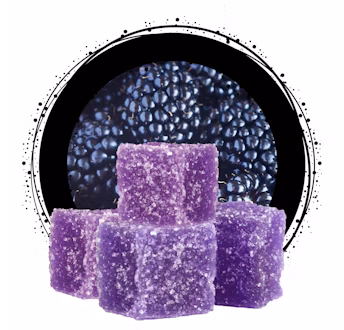 Photograph of product: Blackberry Soft Chews | 100mg | 20ct (H)