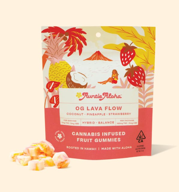 Photograph of product: OG Lava Flow | 20ct Gummies - 