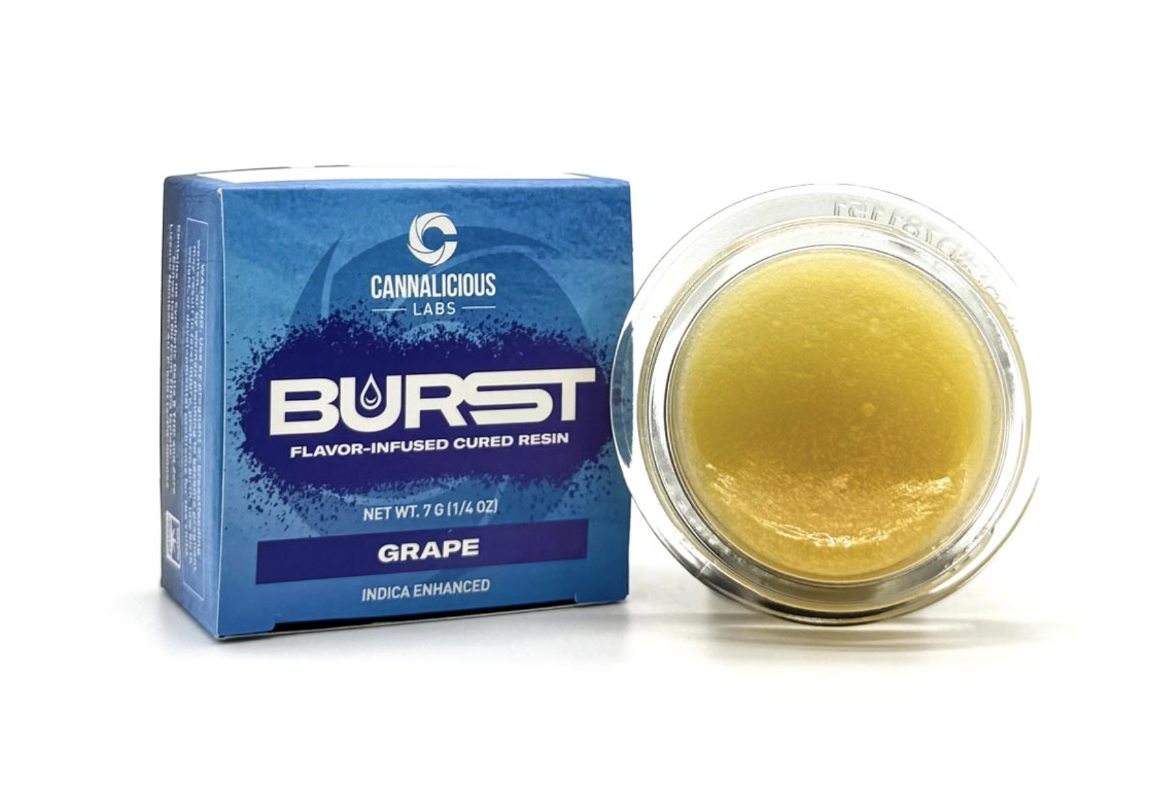 Photograph of product: Cannalicious | Grape | Burst Cured Resin