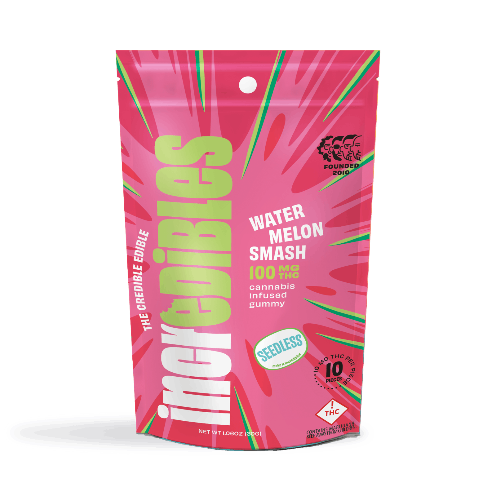 Photograph of product: Watermelon Smash-100mg Total (20pcs)