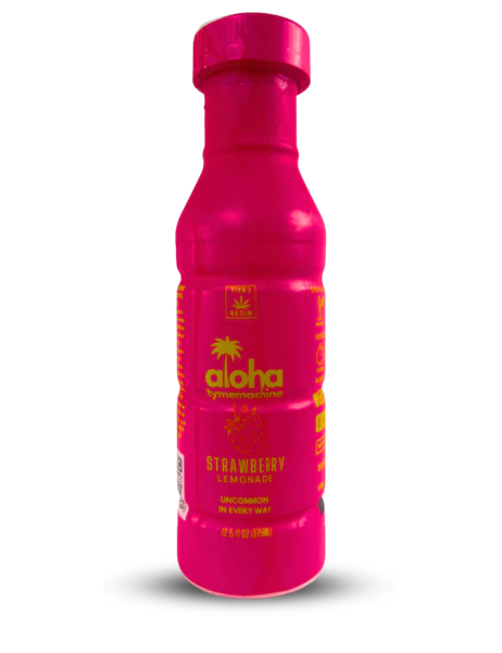 Photograph of product: Aloha Tymemachine | 100mg Beverage | Strawberry Lemonade