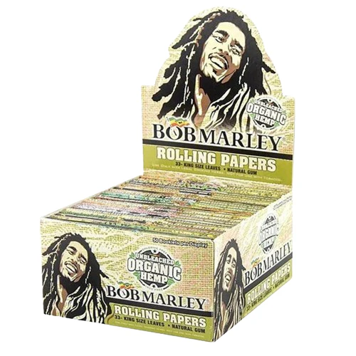 Photograph of product: Bob Marley | Organic Unbleached King Size rolling paper