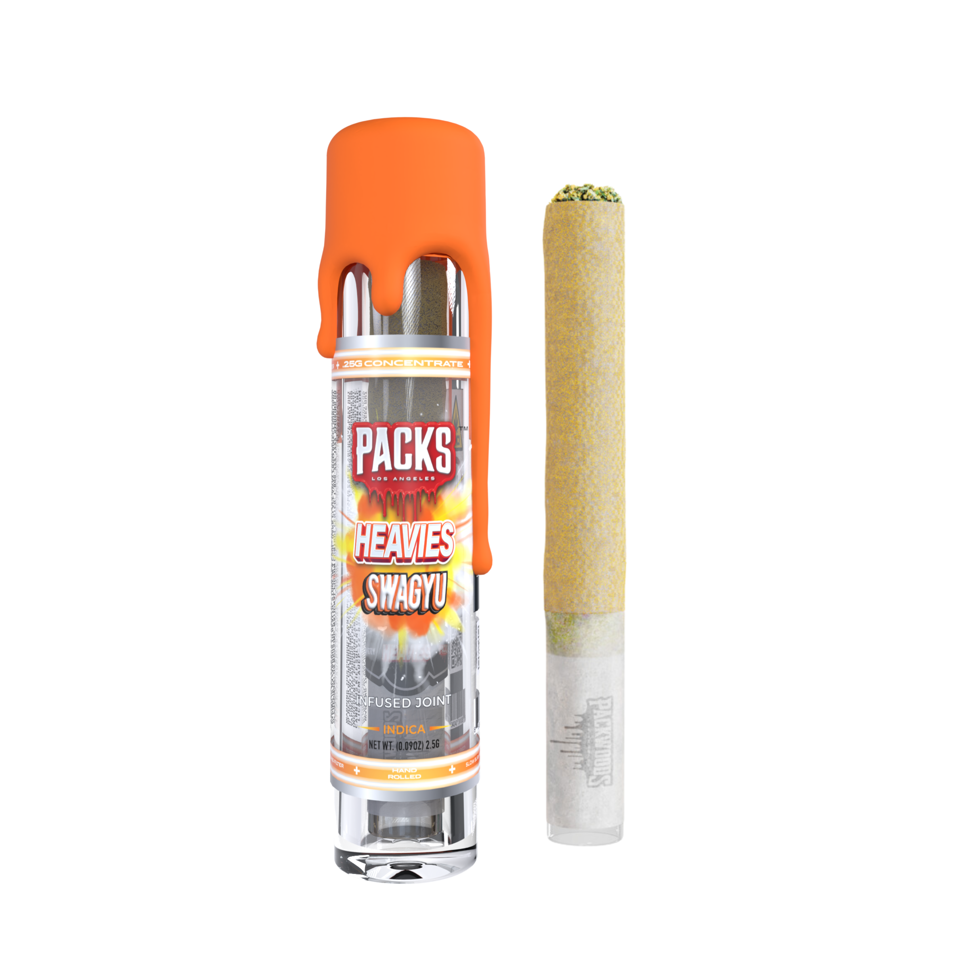 Photograph of product: Packs | Heavies Swagyu | 2.5G Infused Pre-Roll