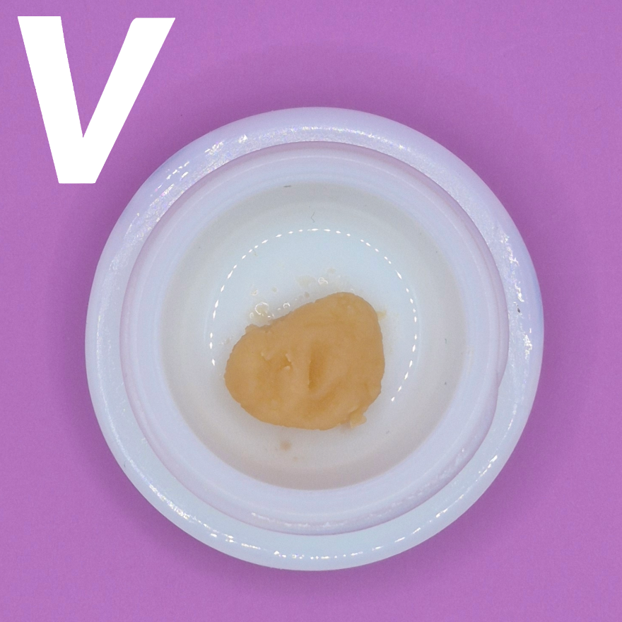 Photograph of product: Olio - 1g Live au chocolat Rosin - ABQ Sunset (Mixed Premium Cold Cure)