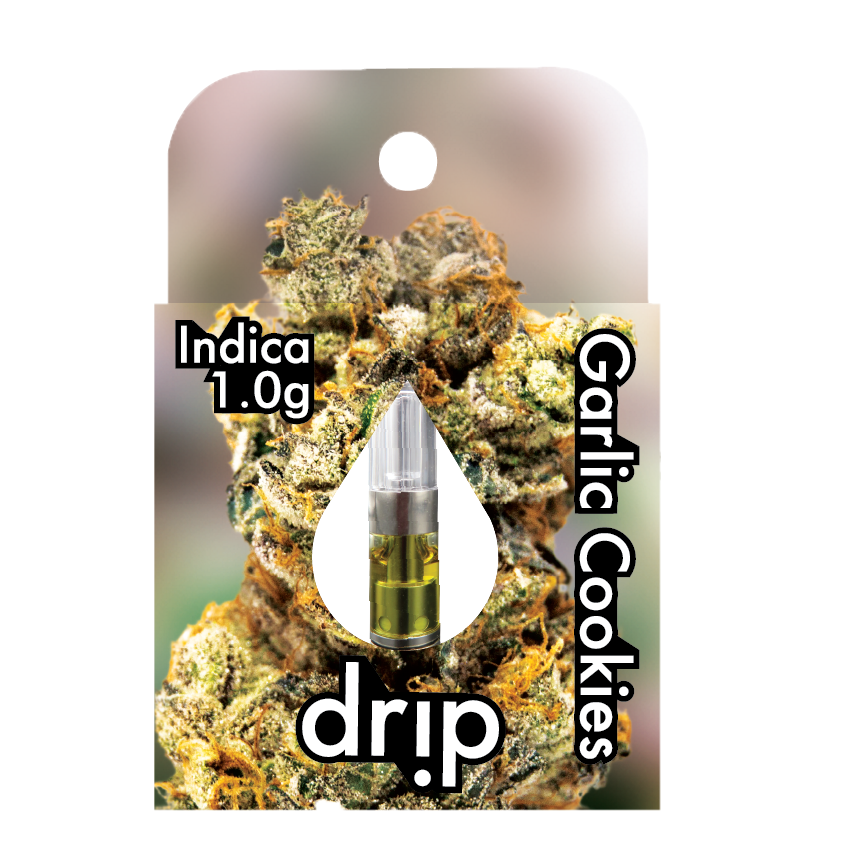 Photograph of product: Drip | Garlic Cookies | Vape Cart Oui'd