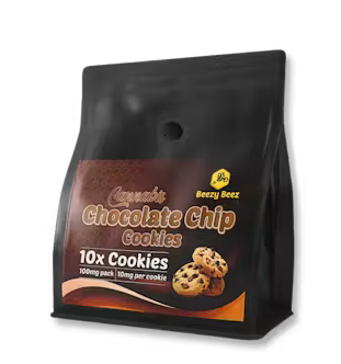 Photograph of Product: Incfused Chocolate Chip Cookies | 10 Pack | 100mg | Beezy Beez
