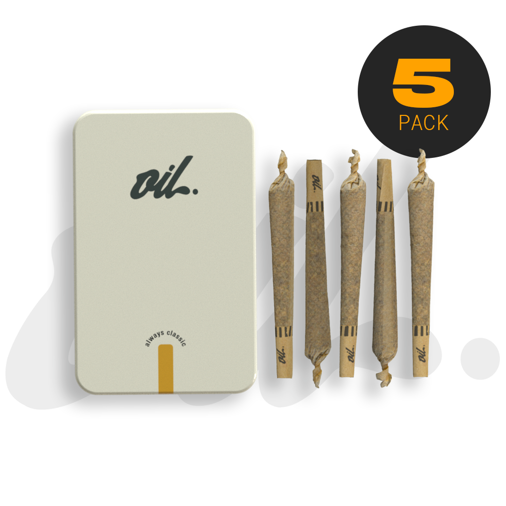 Photograph of product: Oil Infused Cone Variety Pack (5 pack .75g/ea)
