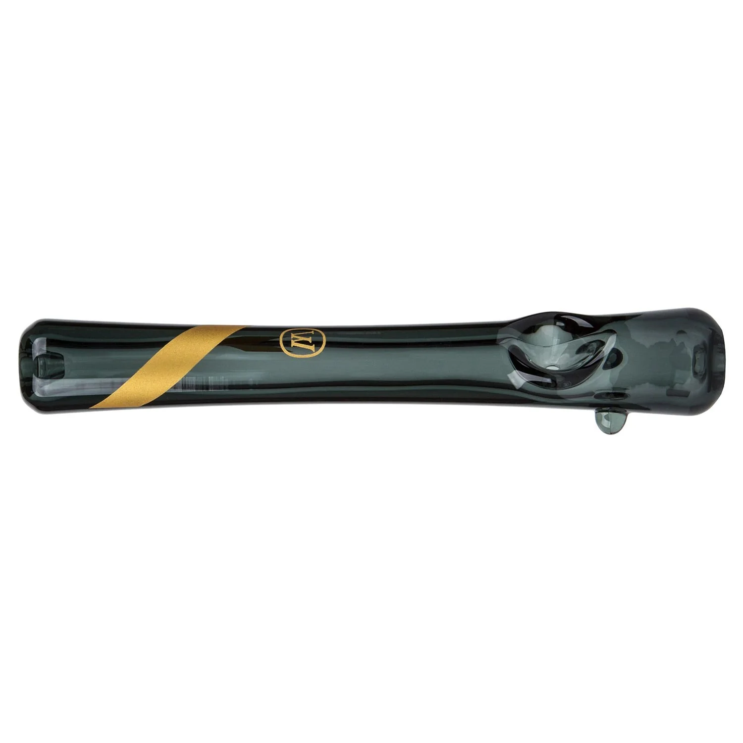 Photograph of Product: Marley Natural Smoked Glass Steamroller - Smoked Glass + Gold