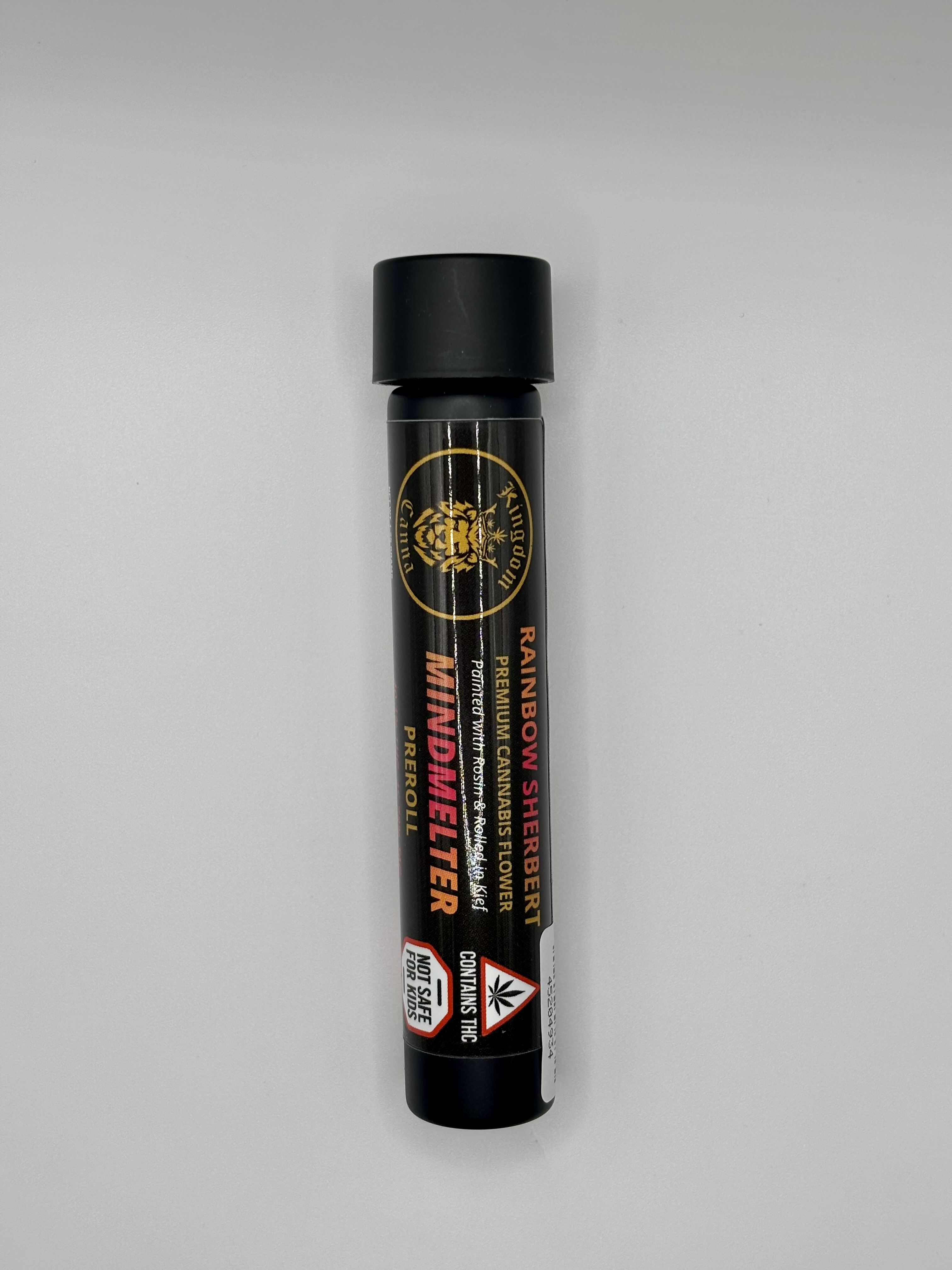 Photograph of Product: Kingdom Canna | Rainbow Sherbert Mindmelter Pre-roll