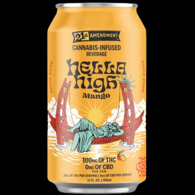 Photograph of Product: Hella High Mango 100mg - 
