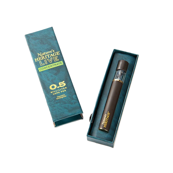 Photograph of product: Disposable | Double Krush Live Rosin | .5g | Nature's Heritage