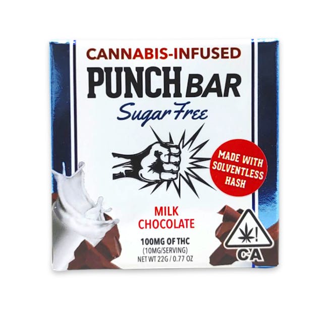 Photograph of product: 100MG Sugar Free Milk Chocolate Solventless Bar - (Sugar-Free) Milk Chocolate Solventless