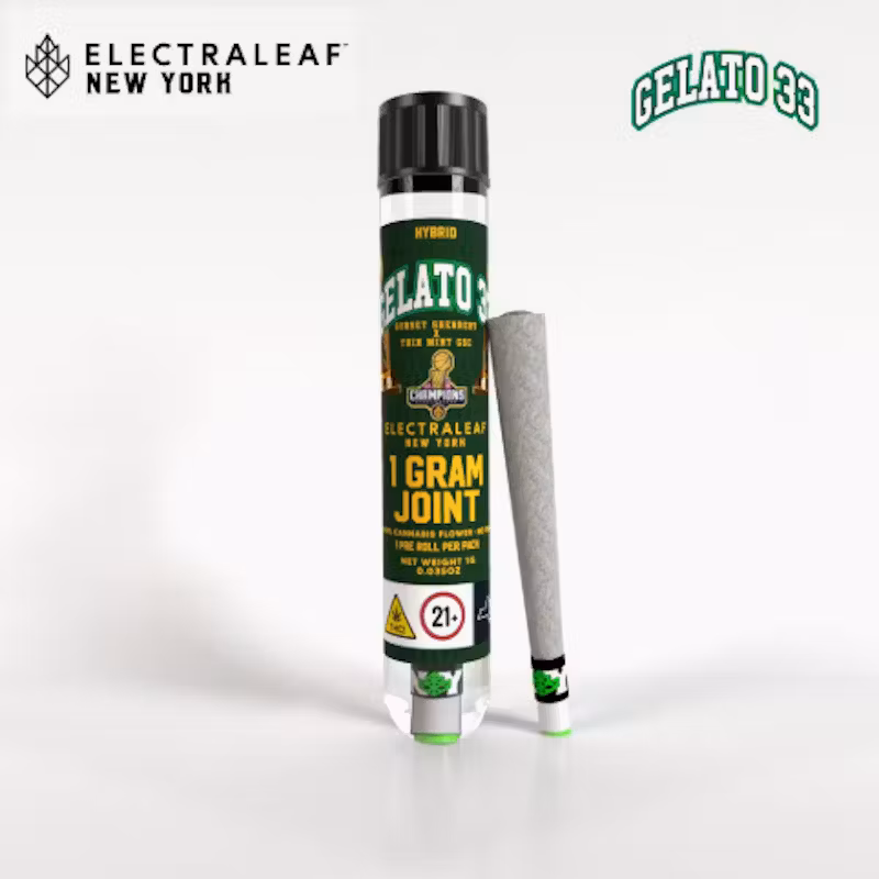 Photograph of product: Electraleaf | Gelato 33 Ceramic Tip Pre-roll, 1g