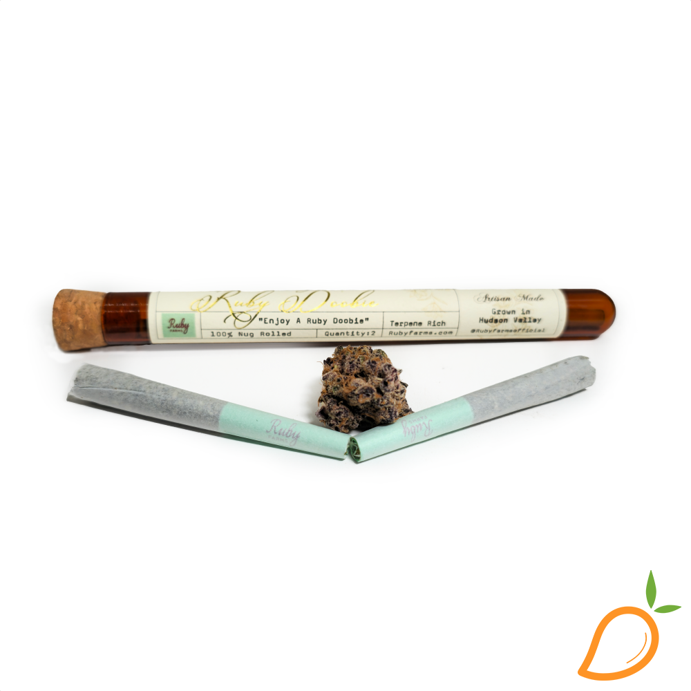 Photograph of product: 1g 2pk Super Silver Haze Preroll Pack Ruby Farms