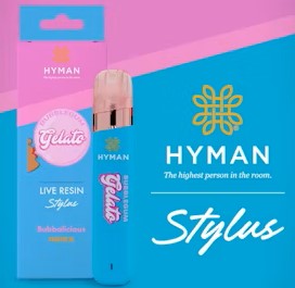 Photograph of product: AU Hyman: Bubblegum Gelato 1g Live Resin Stylus