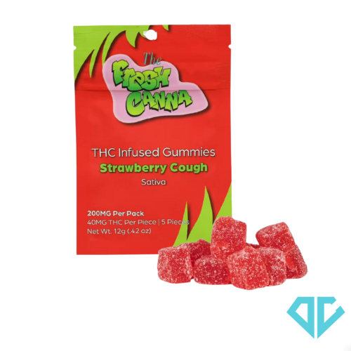 Photograph of product: Fresh Canna Strawberry Cough Live Resin Gummies 200mg