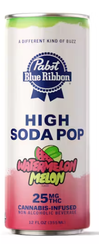 Photograph of product: Watermelon Melon Soda Pop - 25mg
