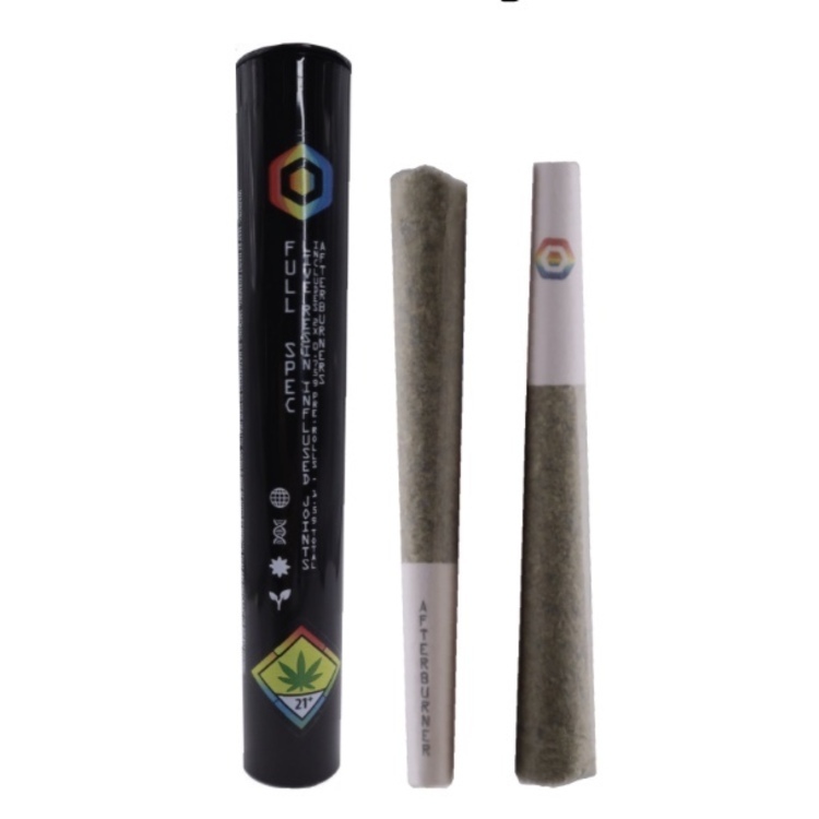 Photograph of product: Black Cherry Punch Afterburners 2pk/ Live Resin Core Infused Pre Roll (Full Spec)