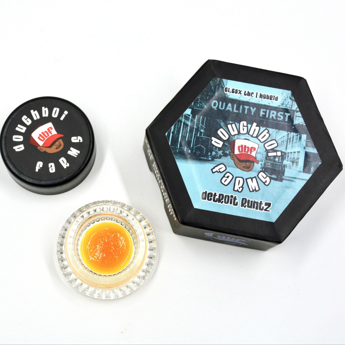 Photograph of Product: Doughboi Farms | Detroit Runtz | 1 Gram | Concentrate