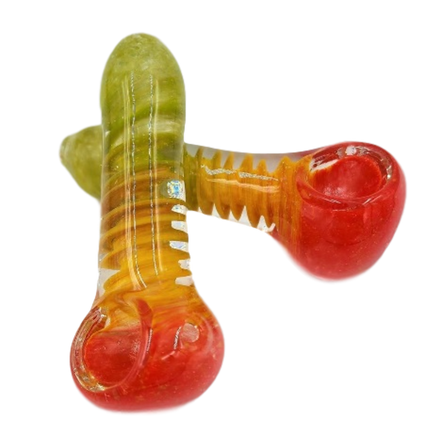 Photograph of product: 3.5" Rasta Swirl Pipe