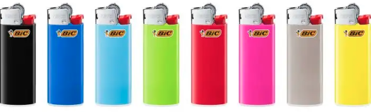 Photograph of product: Bic Mini Lighter | Assorted Colors