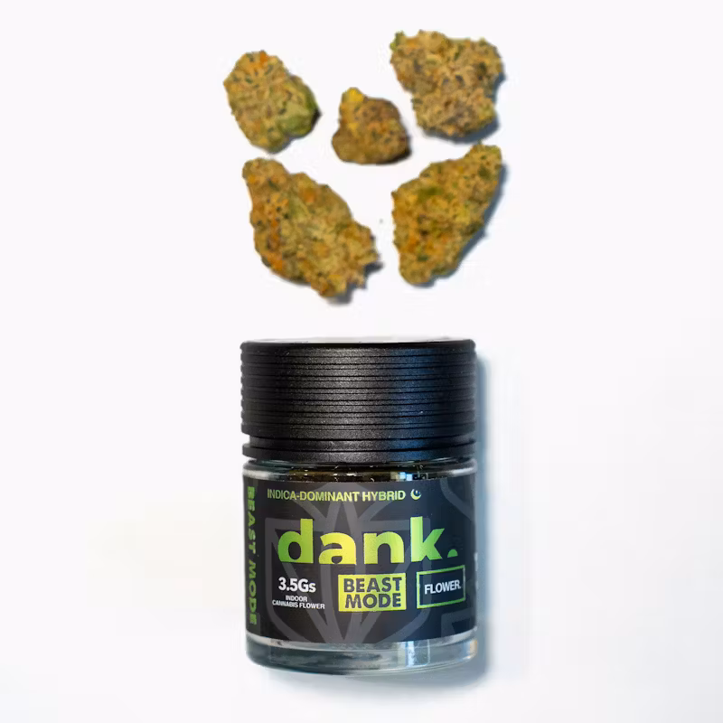 Photograph of product: Dank | Mango Madness flower, jar 3.5g