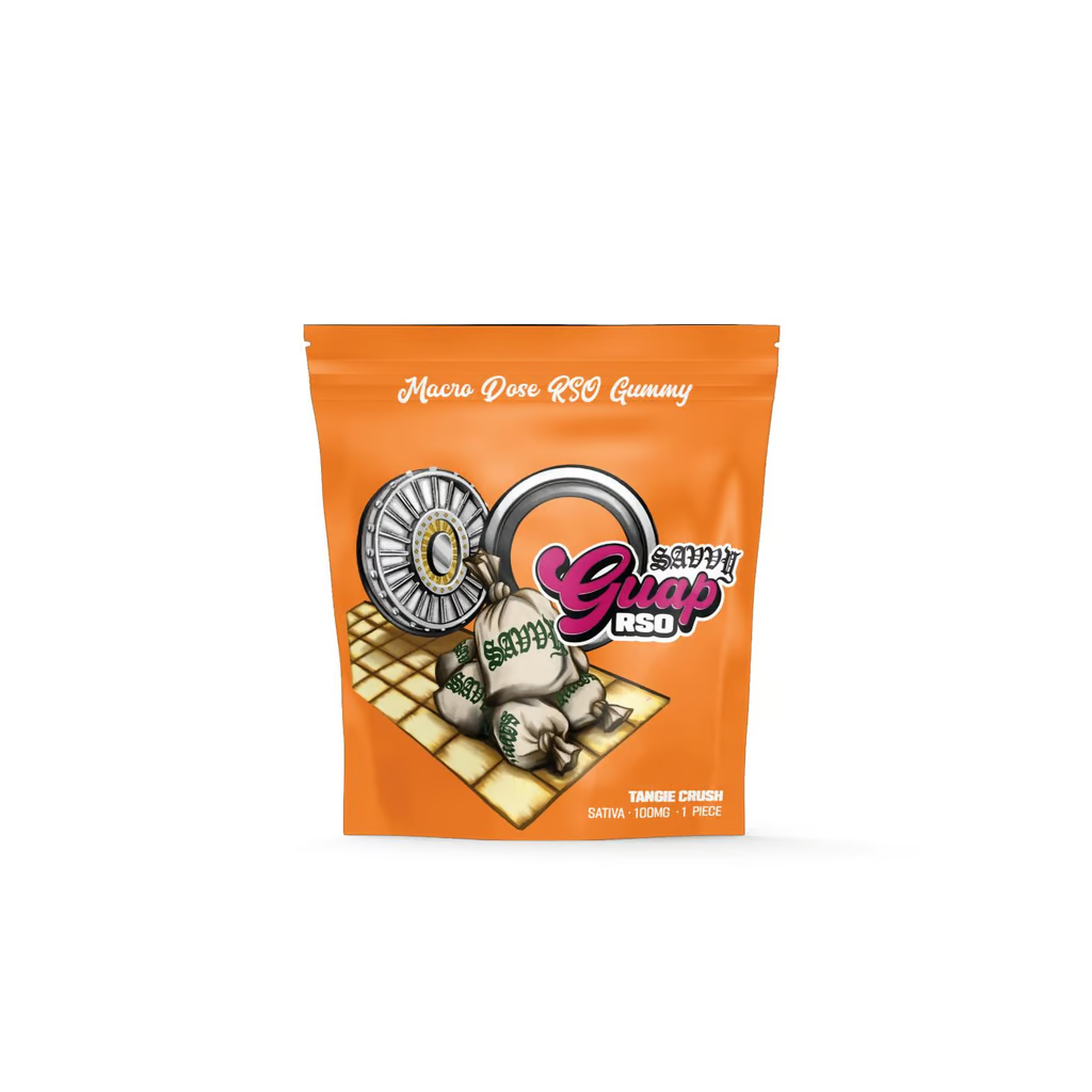 Photograph of product: Tangie Crush | RSO Guap Gummy 100mg (1ct)