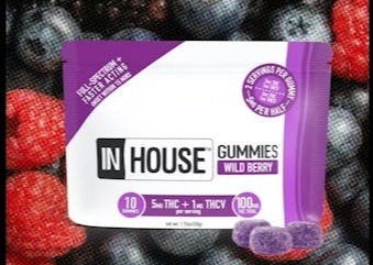Photograph of product: Wild Berry 5:1 | Gummies | 100mg TH-oui 20mg TH-ouiV