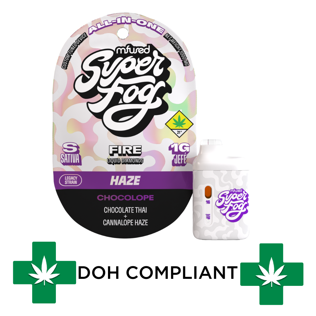 Photograph of product: DOH | Chocolope Super Fog Fire Disposable Cartridge | 1g