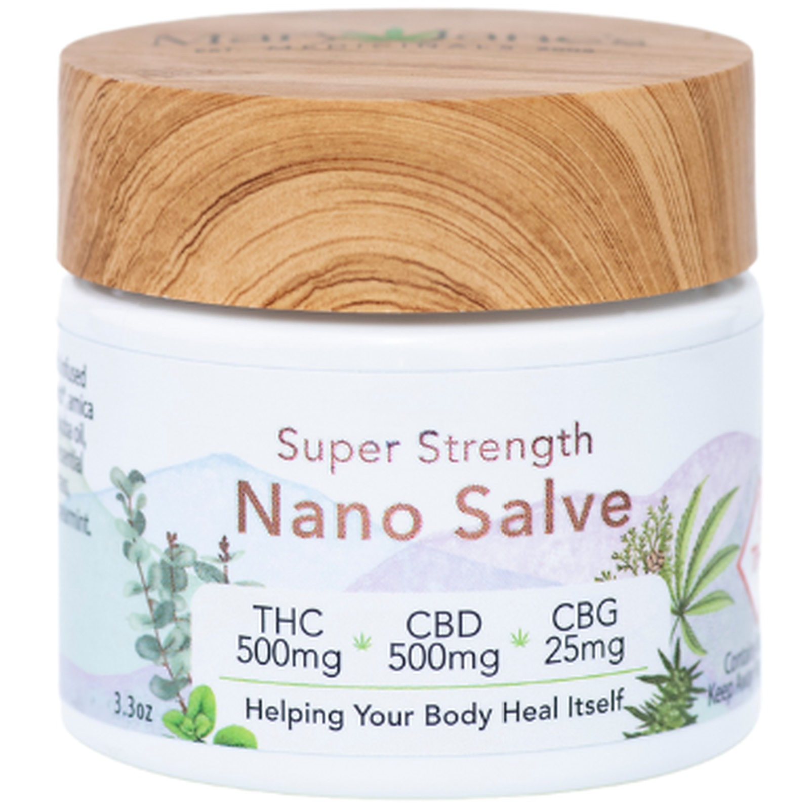 Photograph of product: Mary Jane's Medicinals- Super Strength Nano Salve 3.3oz (New Label)