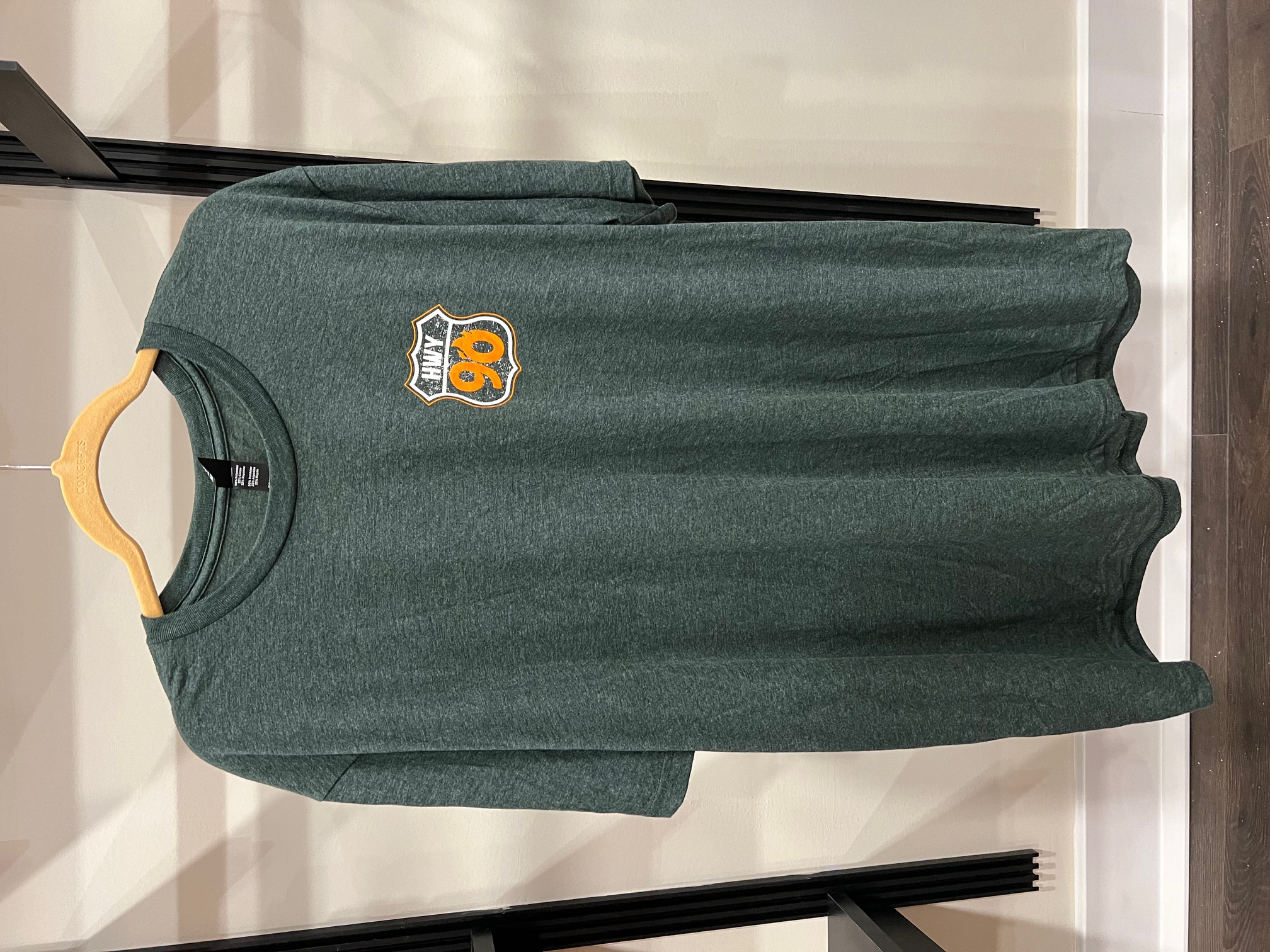 Photograph of product: Highway 90 Your way/Our way T-Shirt GREEN