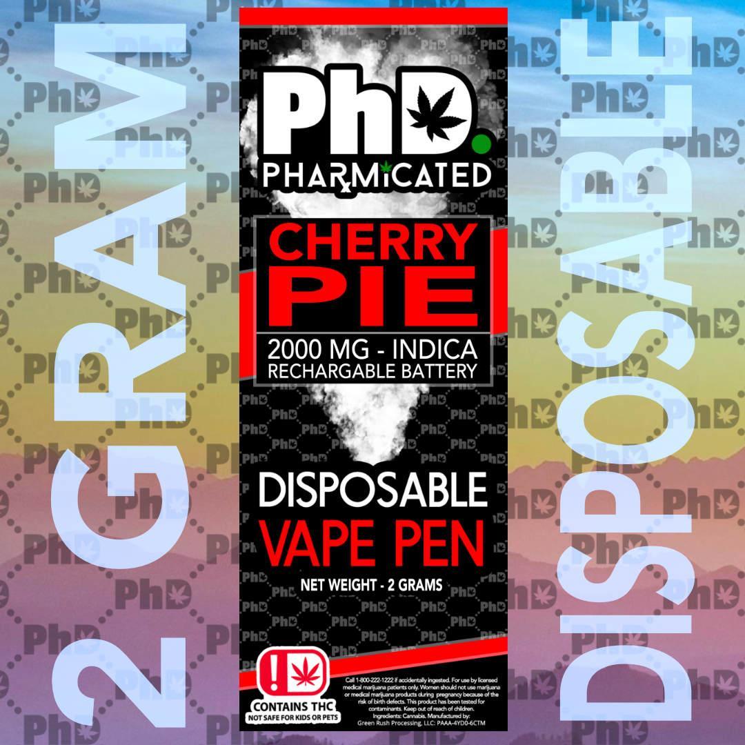 Photograph of Product: Pharmicated- Disposable Vape-Cherry Pie