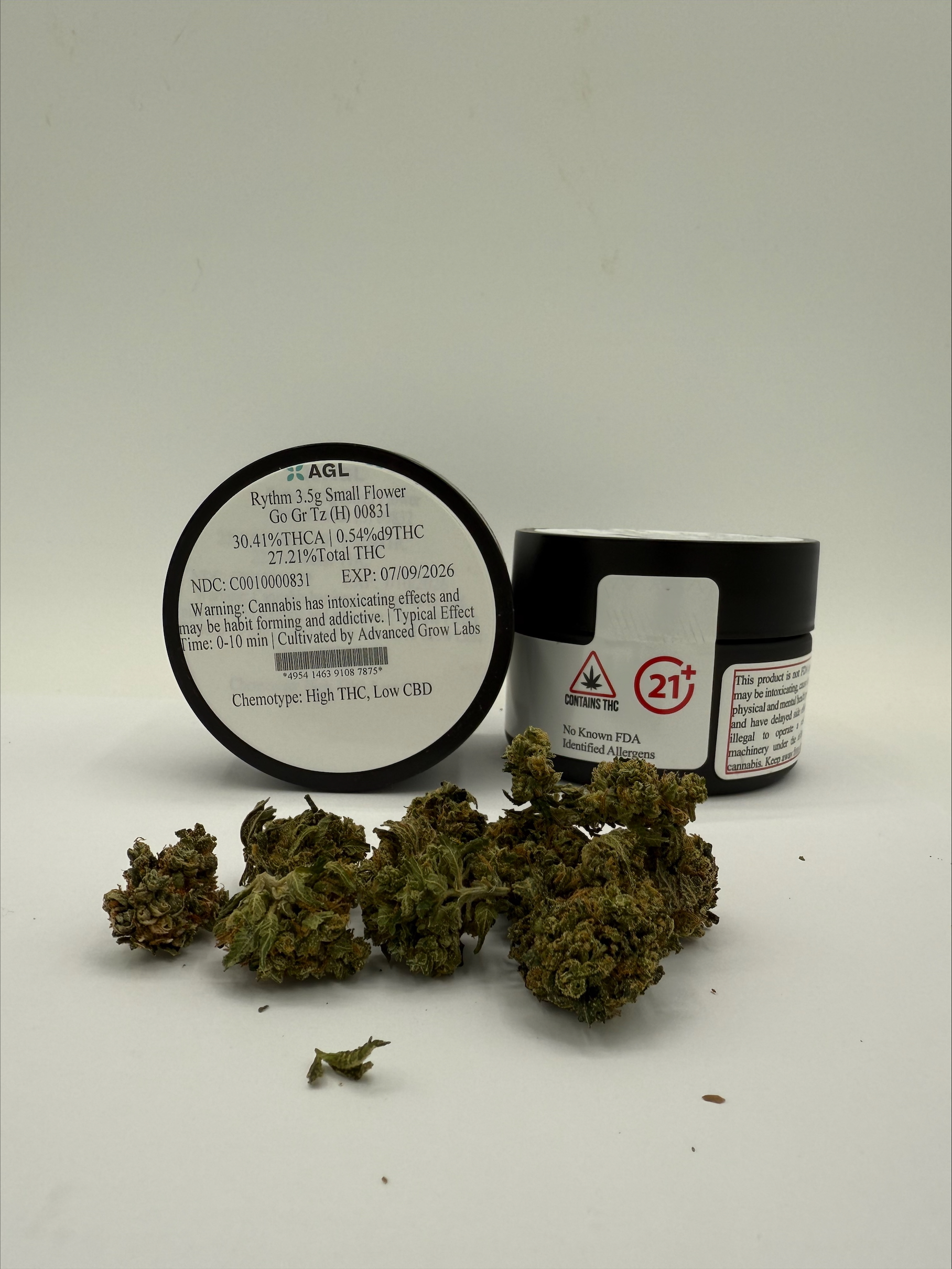 Photograph of product: Go Gr Tz Small Flower T27.21 (1-00831) - 3.5g