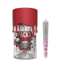 Photograph of product: Black Cherry Gelato Mini Bursts | 2.5g Infused | 5pk | Packs