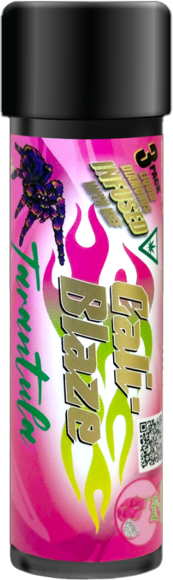 Photograph of product: CALI BLAZE | BUBBLE GUM | Oui'd | INFUSED MULTI-PACK | 3G | REC