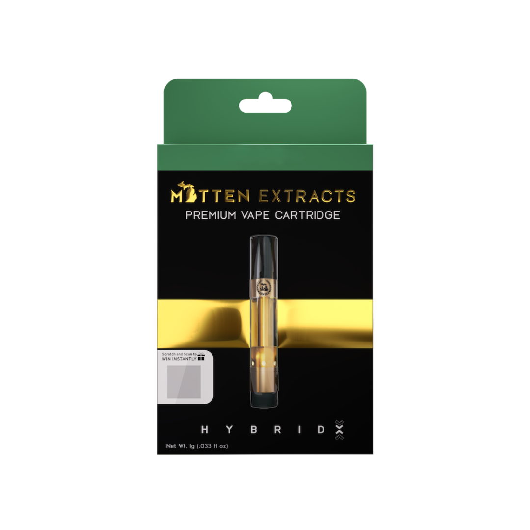 Photograph of product: Mitten Extracts | Sour Diesel Distillate Cartridge | 1g