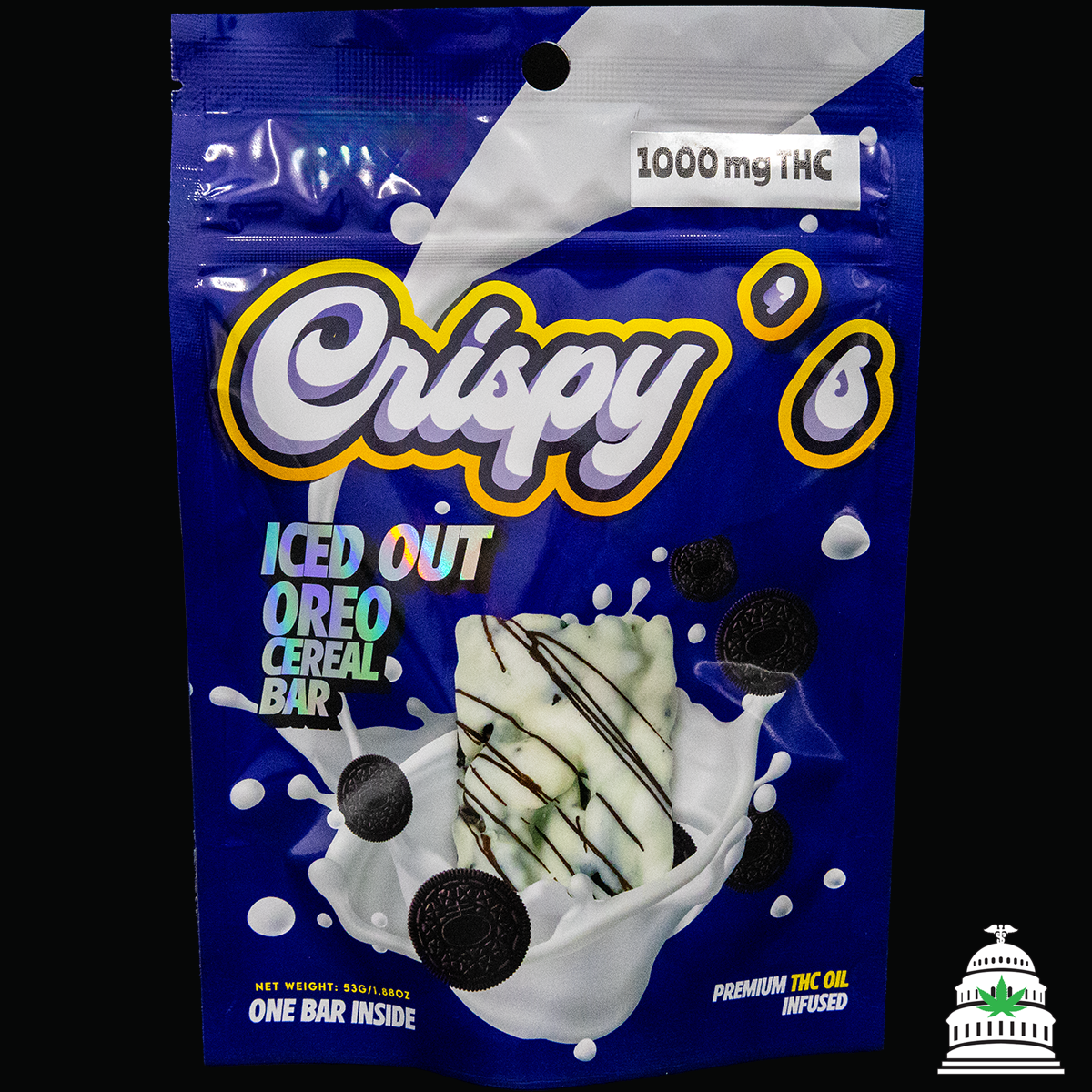 Photograph of product: Iced Out Oreo - Crispys Cereal Bar