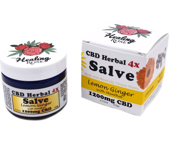 Photograph of product: Vanilla Mint 1:1:1 Herbal Salve | 50mg - The Healing Rose